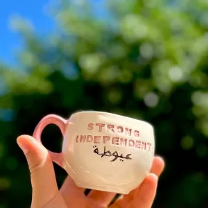 كوب Strong independent عيّوطة